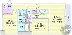 物件の間取り