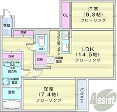 物件の間取り