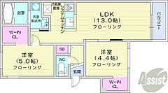 物件の間取り