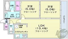 物件の間取り