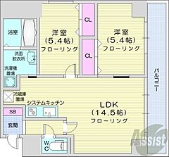 物件の間取り
