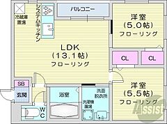 物件の間取り