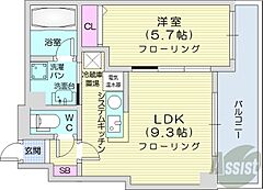 物件の間取り