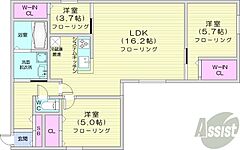 物件の間取り