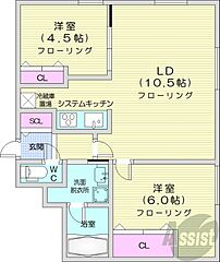 物件の間取り