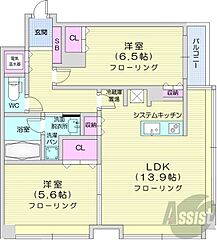 物件の間取り
