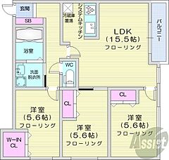 物件の間取り