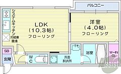 物件の間取り