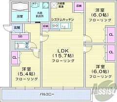 物件の間取り