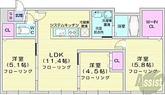 物件の間取り