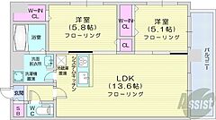 物件の間取り