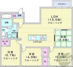 物件の間取り