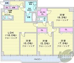 物件の間取り