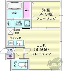 物件の間取り