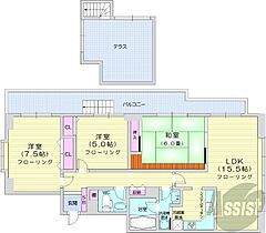 北海道札幌市中央区南十三条西21丁目（賃貸マンション3LDK・10階・89.71㎡） その2