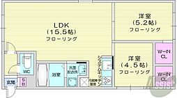 annette 2LDKの間取図画像