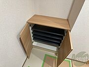 シューズボックスがあるのはやっぱり便利ですね！