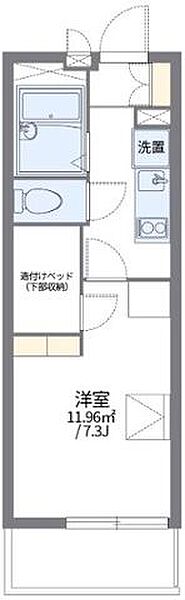 レオパレスグランドゥール 302｜大阪府高槻市東五百住町１丁目(賃貸マンション1K・3階・20.81㎡)の写真 その2