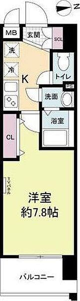 MASUno茨木 214｜大阪府茨木市西河原２丁目(賃貸マンション1K・2階・25.08㎡)の写真 その2