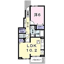 ヴィラカレントイースト  ｜ 大阪府茨木市耳原１丁目18-10（賃貸アパート1LDK・1階・45.09㎡） その2