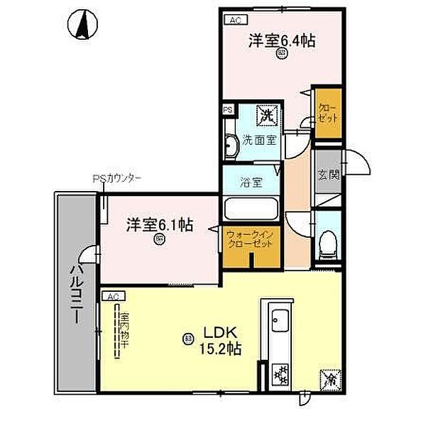 D-residence茨木水尾 303｜大阪府茨木市水尾１丁目(賃貸アパート2LDK・3階・63.87㎡)の写真 その1