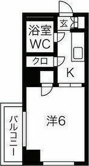 リアライズ緑地公園 307｜大阪府吹田市江坂町５丁目(賃貸マンション1K・3階・19.20㎡)の写真 その2