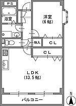 アメニティ駅前 101 ｜ 大阪府茨木市駅前１丁目7-14（賃貸アパート1LDK・1階・47.00㎡） その2