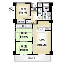 ロフティー王子  ｜ 大阪府吹田市山田東４丁目9-13（賃貸マンション3LDK・地下1階・76.35㎡） その2