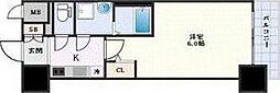 エスリード新大阪ザ・プレミアEAST 1Kの間取図画像
