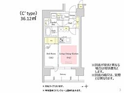 Urbanex江坂広芝 1LDKの間取図画像