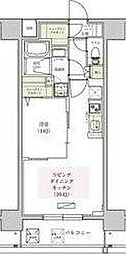 アーバネックス東梅田 1LDKの間取図画像
