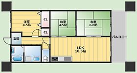 ツインフィールド壱番館  ｜ 大阪府吹田市佐井寺3丁目（賃貸マンション3LDK・3階・66.78㎡） その2