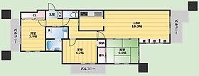 ドゥ・ルペール  ｜ 大阪府豊中市桜の町6丁目（賃貸マンション3LDK・2階・80.70㎡） その2