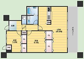 プレミール桃山台  ｜ 大阪府豊中市上新田3丁目（賃貸マンション2LDK・3階・76.39㎡） その2