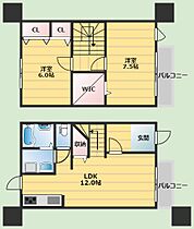 ヒルトップ千里山田  ｜ 大阪府吹田市山田東3丁目（賃貸マンション2LDK・1階・66.24㎡） その2