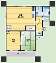 ユーファースト  ｜ 大阪府豊中市本町2丁目（賃貸マンション2LDK・3階・54.00㎡） その2