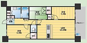 リバーガーデン千里中央あかり絵のみち C棟  ｜ 大阪府豊中市新千里南町1丁目（賃貸マンション3LDK・19階・66.08㎡） その2