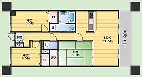 フレグランス春日  ｜ 大阪府吹田市春日3丁目（賃貸マンション3LDK・2階・65.00㎡） その2