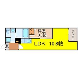 Jackodaka6 1LDKの間取図画像