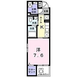 間取図画像 1K