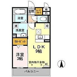 間取図画像 1LDK