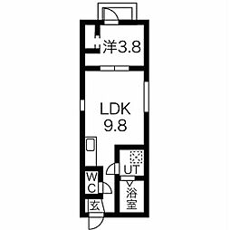 間取図画像 1LDK