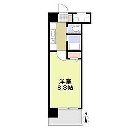 ソレイユ御器所 1Kの間取図画像
