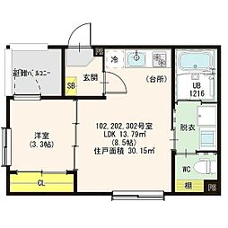 シャルム名古屋II 2階
