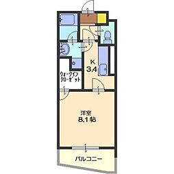 クレインアヴェニュー 3階/-