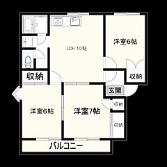 物件の間取り
