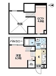 ラフィーネ 1SKの間取図画像