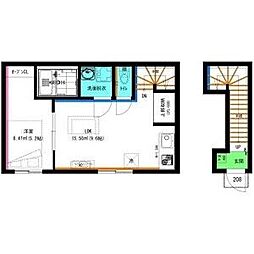 RadIAnce桜本町(レイディエンス桜本町) 1LDKの間取図画像