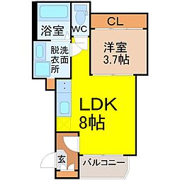 ハーモニーテラス河岸町 3階