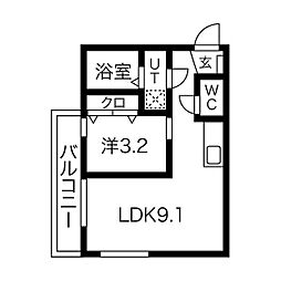 BELLE ROSE大江 EAST 2階/-